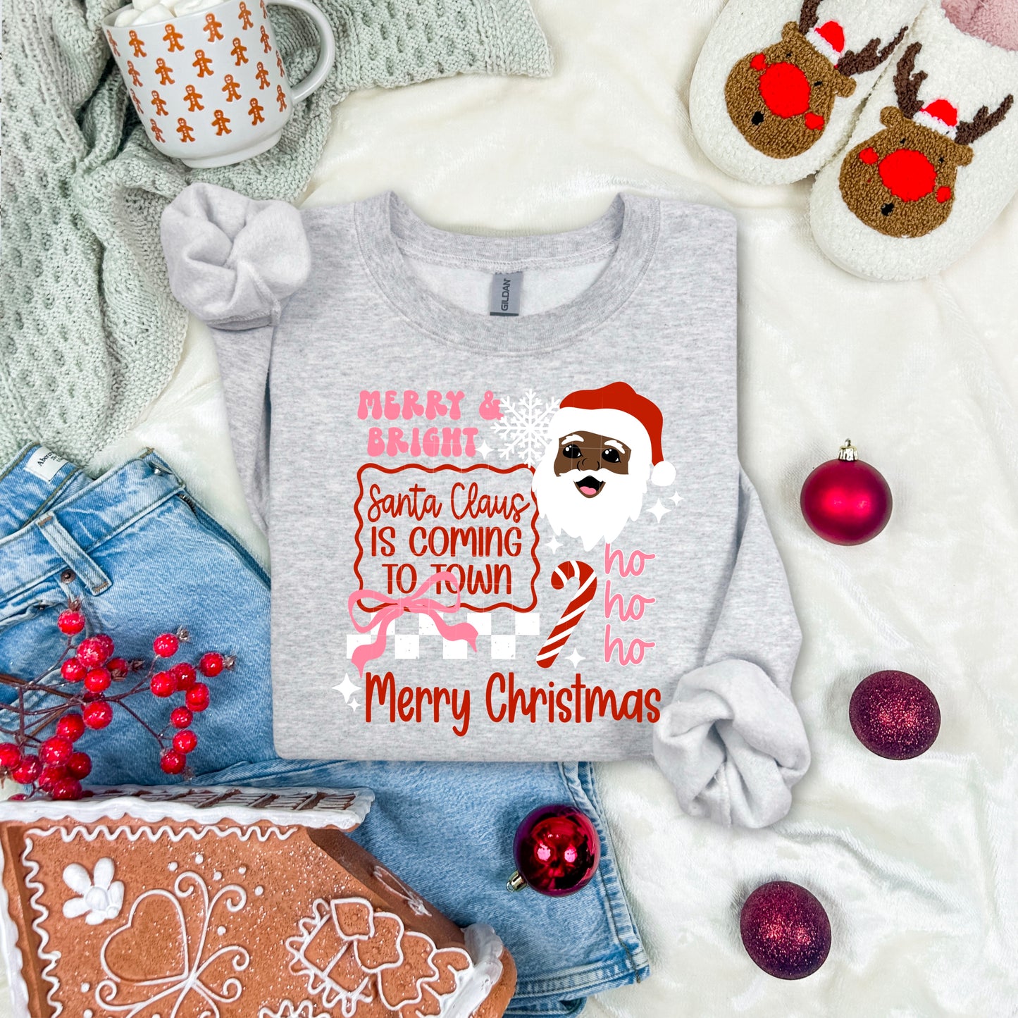 Santa Claus Coming to Town- DTF Transfer