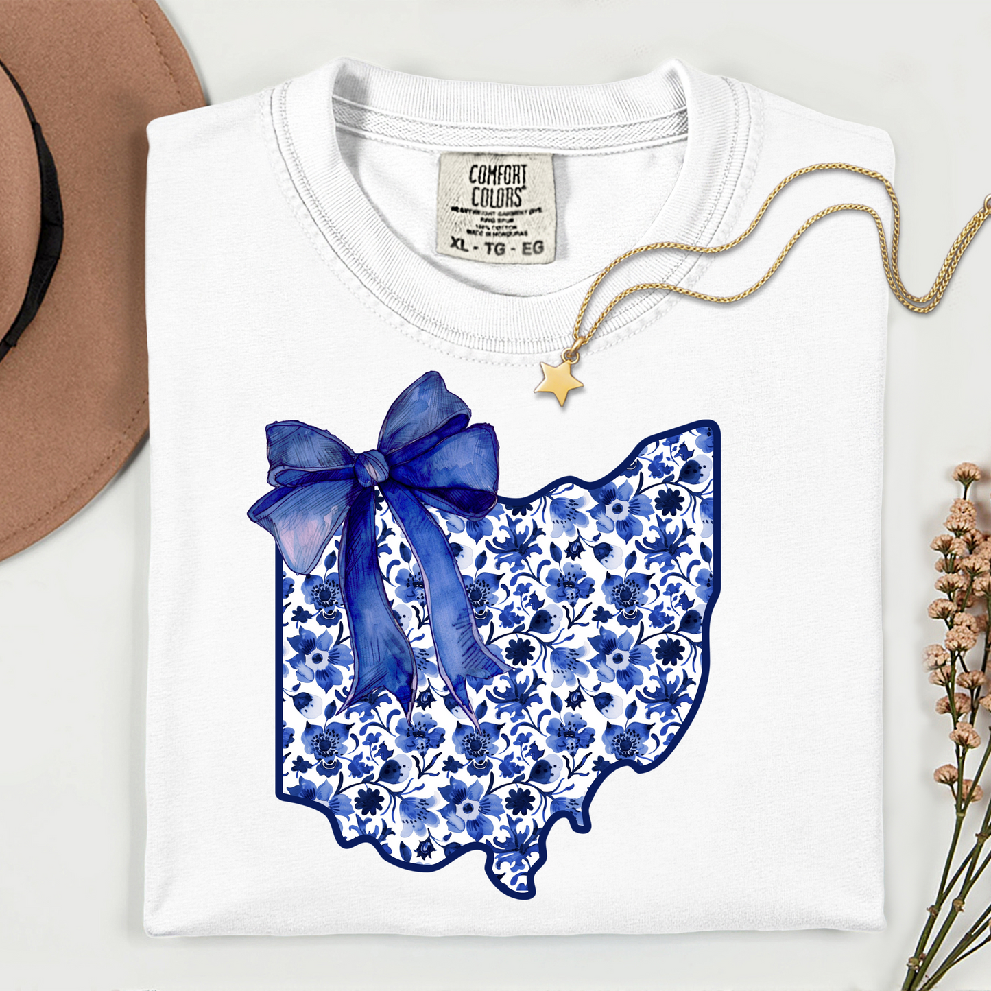 Ohio State Blue-DTF Transfer