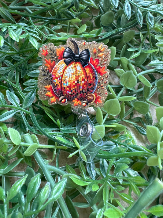 Fall Pumpkin Badge Reels