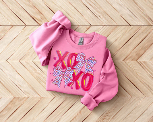 XOXO w Bows - Valentine’s Day
