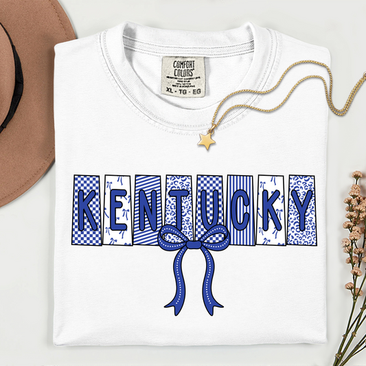 Kentucky with Bow - DTF Transfer