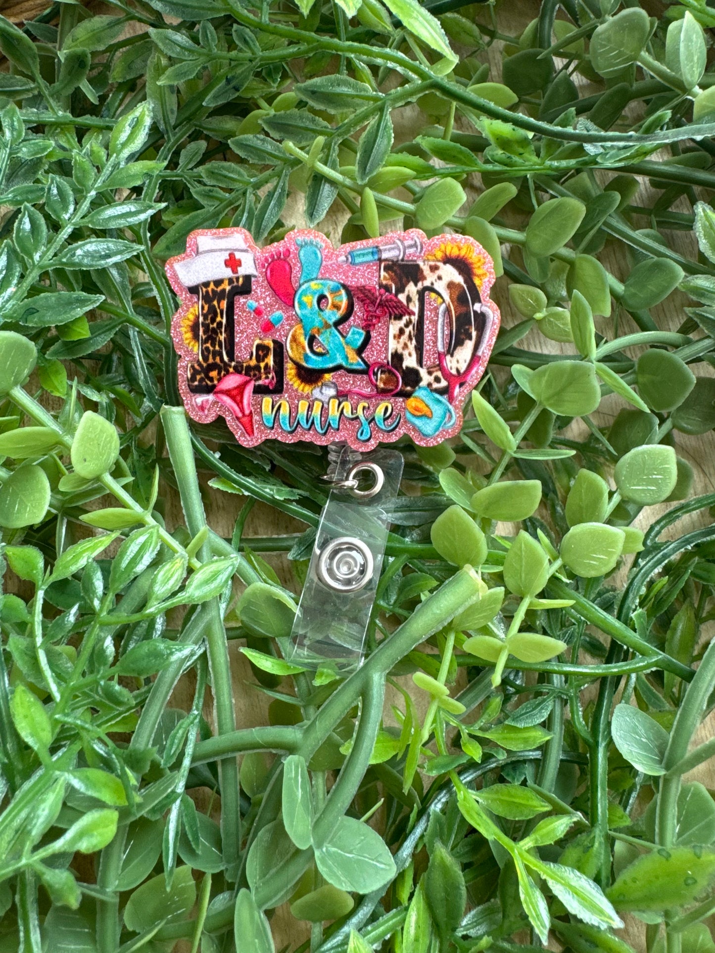 L & D Nurse Badge Reels
