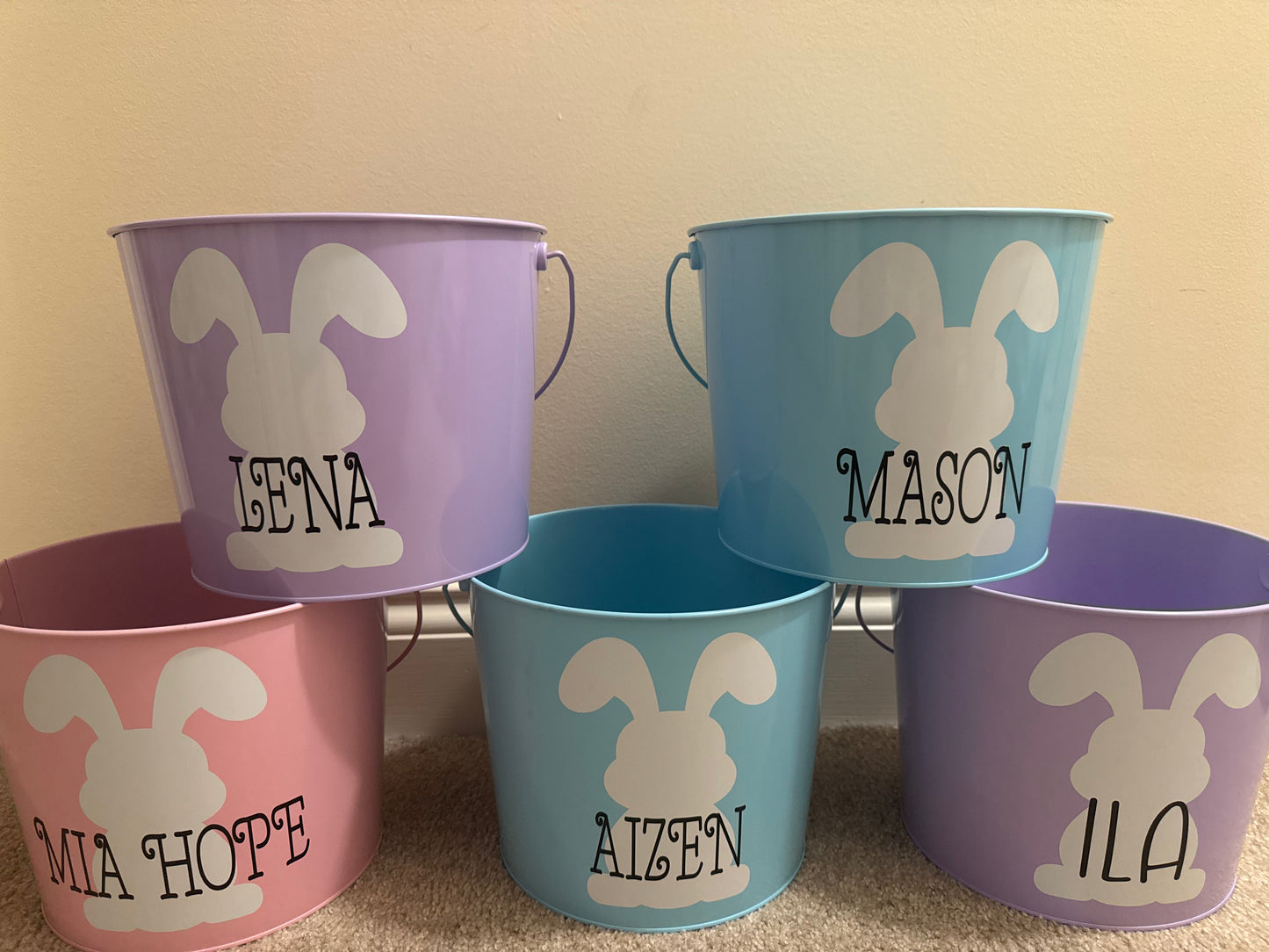 Personalized Easter Buckets- See Description!!