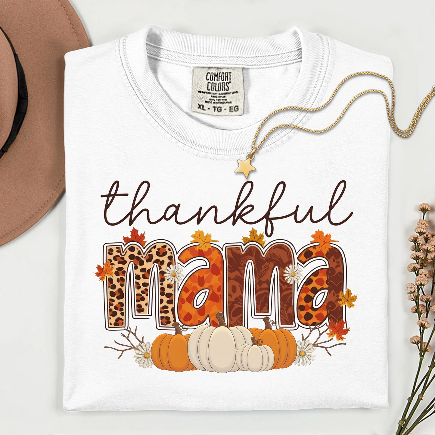 Thankful Mama -DTF Transfer