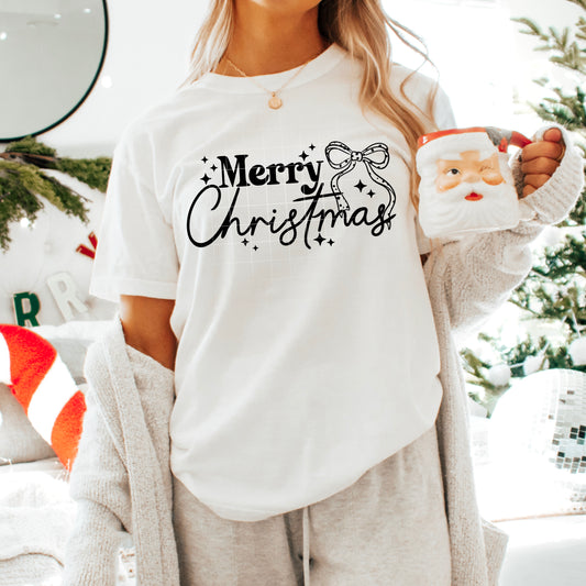 Merry Christmas black - DTF Transfer
