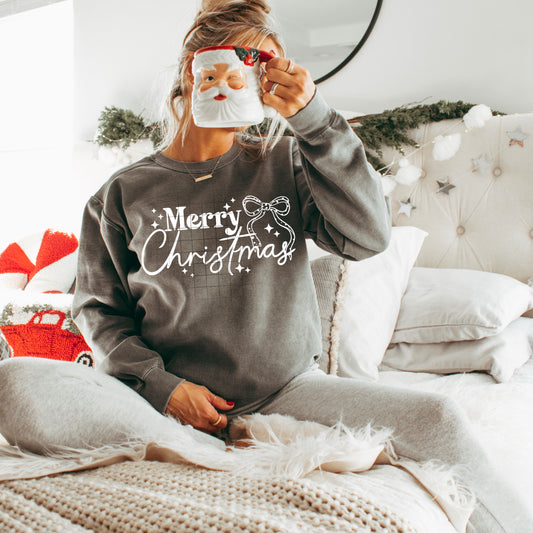 Merry Christmas white - DTF Transfer
